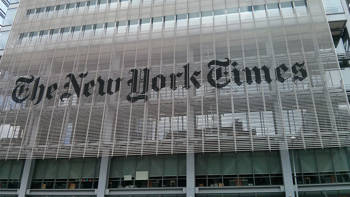 Το εξωτερικό του κτιρίου της New York Times